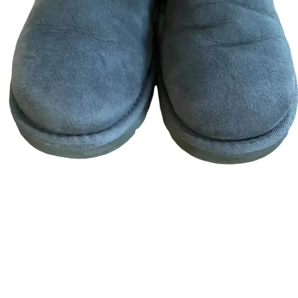 Ugg Grey Women’s Bailey Bow II Grey Boots Ankle Booties Snow Size 5 - Picture 5 of 9